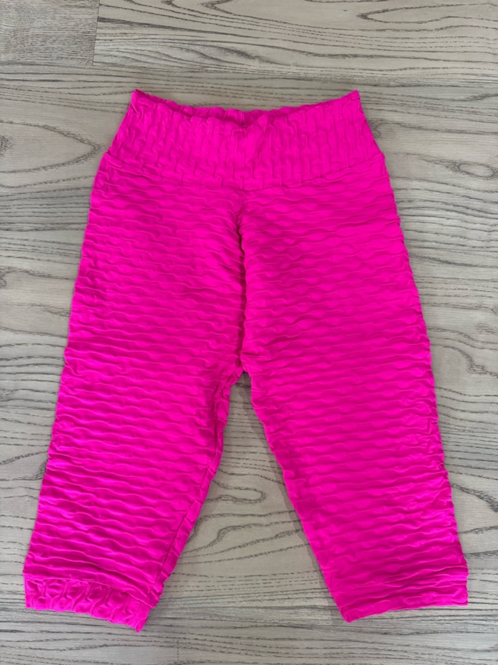 Bum Bum Bacana Neon Pink Honeycomb Leggings